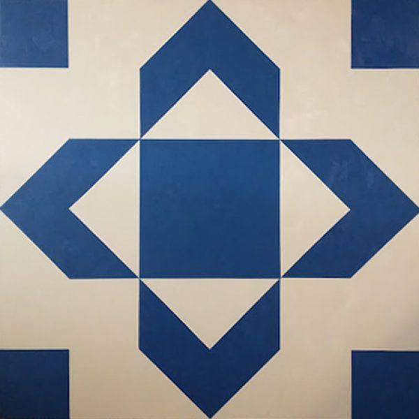 Blue and White Star